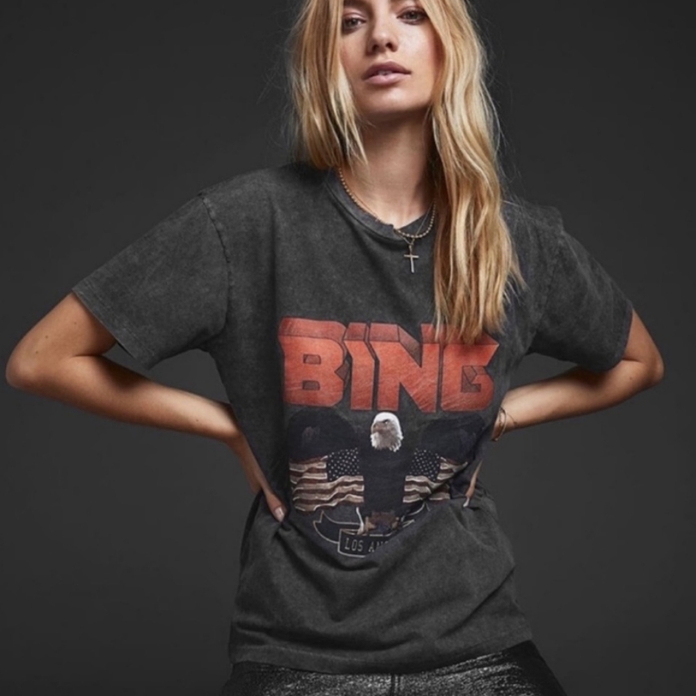 Anine Bing Vintage Eagle Shirt